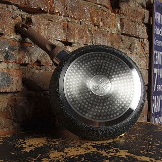 Сковорода для жарки GRANDEE STONE 28x6,0 см (алюминий) Сковорода для жарки GRANDEE STONE 28x6,0 см (алюминий)