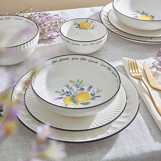 Набор из 2 глубоких тарелок PROVENCE 18см (фарфор)