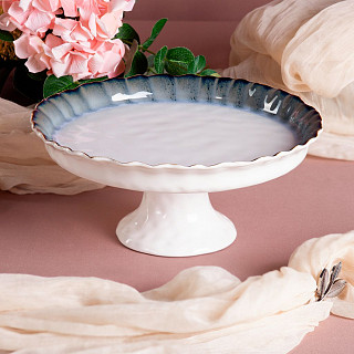 Подставка для торта GALACTIC WAVES 26см (фарфор)