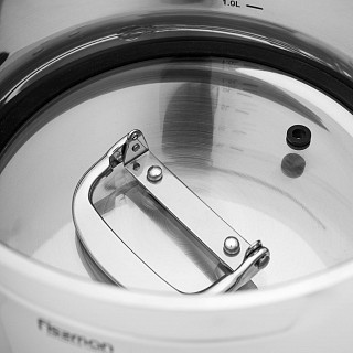 Кастрюля IRON ELEGANCE 20х12 см / 3,3 л со стеклянной крышкой (нер