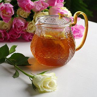 Стеклянный чайник со стеклянным фильтром 600мл Стеклянный чайник со стеклянным фильтром 600мл