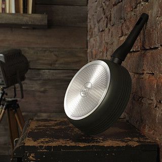 Глубокая сковорода BRILLIANT 24x7,2см со съемной ручкой (алюминий)