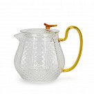 Стеклянный чайник со стеклянным фильтром 600мл