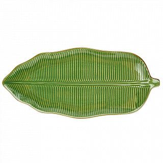 Блюдо GREEN 47,6х21,5х4см (керамика)