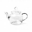 Заварочный чайник 1000 мл со стальным фильтром (жаропрочное стекло)