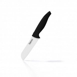 Сантоку нож VORTEX 13 см. (белое керамическое лезвие)