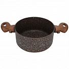 Кастрюля MAGIC BROWN 20x9,8 см / 2,7 л с крышкой (алюминий)