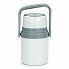 Термос для еды 1000 мл, цвет белый (нерж.сталь)
