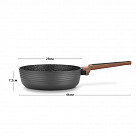 Глубокая сковорода DIAMOND 28x7,5см (алюминий)