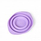 Складной дуршлаг 15x9 см, цвет ЛИЛОВЫЙ (силикон)
