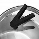 Кастрюля ELIZ 20x11 см / 3,3л со стеклянной крышкой (нерж.сталь)