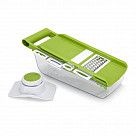 Терка-шинковка с контейнером 32x14x9 см с 5 сменными лезвиями