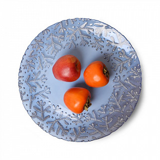 Блюдо сервировочное 33 см New Year blue