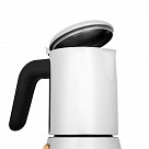 Гейзерная кофеварка 300 мл на 6 порций (нержавеющая сталь)