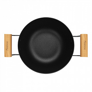 Кастрюля SEAGREEN 24x11см / 4л. со стеклянной крышкой (эмалированны