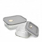 Набор стеклянных контейнеров 2шт 450 / 580мл