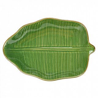 Блюдо GREEN 32,5х22,5х5см (керамика)