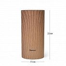 Подставка для кухонных ножей 11x22см круглая, цвет ДЕРЕВО (пластик)