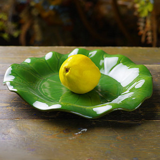 Блюдо GREEN 34х34х5см (керамика)