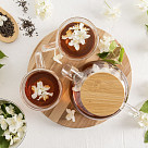 Чайник заварочный 1200мл со стальным фильтром (стекло)