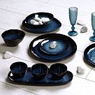 Набор соусников керамических CIEL 4пр. (3 соусника 10,5х6,3 / 250мл на подставке 37,5х15см)