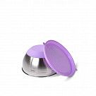 Миска 16x10 см / 1.5 л с крышкой (нерж. сталь)