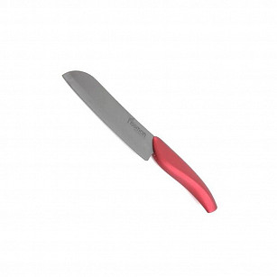 Сантоку нож TORRO zirconium plus 13 см (чёрное керамическое лезвие)