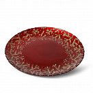 Блюдо сервировочное 33 см New Year red