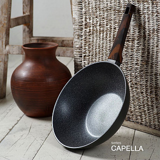 Вок CAPELLA 28x8,5см / 3,5л (алюминий) Вок CAPELLA 28x8,5см / 3,5л (алюминий)