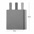 Набор из 3 разделочных досок 32x19 см (пластик)