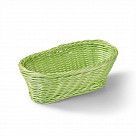 Плетеная корзинка овальная 23x12x8 см (пластик)