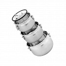 Кастрюля IRON ELEGANCE 16х10 см / 1,85 л со стеклянной крышкой (нер