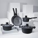 Кастрюля PRESTIGE 24x11,5 см /4,3  л с крышкой (алюминий)