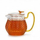 Стеклянный чайник со стеклянным фильтром 600мл
