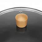 Кастрюля SEAGREEN 28x12см / 6л. со стеклянной крышкой (эмалированны