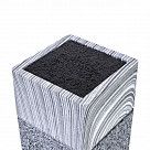 Подставка для хранения ножей 11x11x23см, цвет ГРАФИТ (пластик)