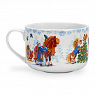 Чашка 700мл  С Новым годом! (фарфор)