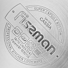 Кастрюля CASSIA 20x12 см / 3,6л со стеклянной крышкой (нерж.сталь)