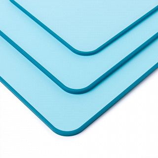 Набор из 3 разделочных досок 41х28см,36х24см,31х20см цвет синий (пл