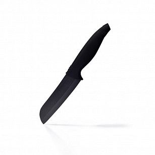 Сантоку нож MARGO 13 см (черное керамическое лезвие)